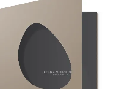 Brochure branding brochure die cut print design property brochure