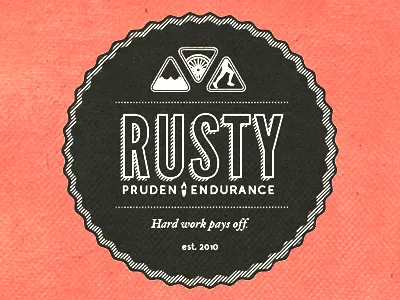 Rusty Seal bike black faded hoefler text junction league gothic paper red run rusty swim texture torch vintage