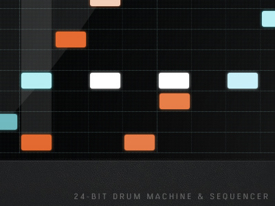 Sequencer drum machine sequencer synthesizer ui