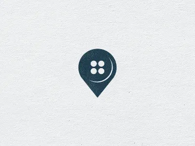 Button + Pointer logo mark