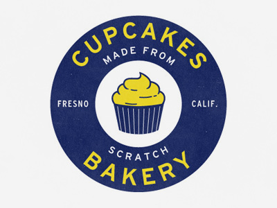 Cupcakes Bakery branding cupcakes