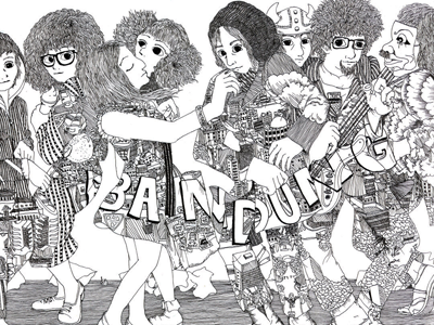 Bandung bandung drawing illustration indonesia