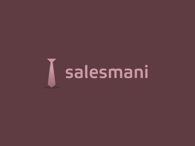 Salesmani business logotype tie