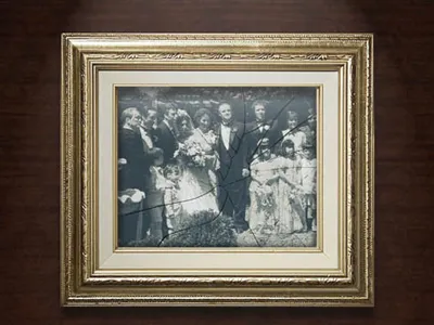 Godfather frame art case cosa nostra cuadro dvd frame glass godfather mafia padrino wood