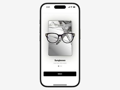 Sunglasses catalog - UI 3d design app branding card design color palette device e commerce figma interface ui