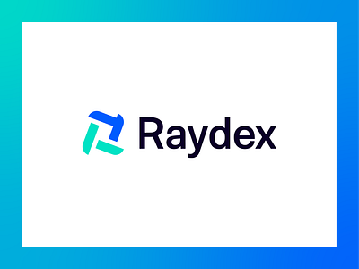 Raydex Logo design abstract logo ai branding defi logo logo design logo designer mark modern logo r r lettermark r logo saas software startup logo tech tech logo technology web3