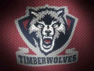 White Knoll Timberwolves 3 knoll lacrosse logo sports timberwolves twolves white wolves