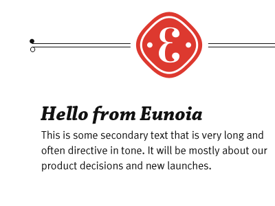 Letterhead Eunoia V1 chaparral eunoia ff meta letterhead typography wip