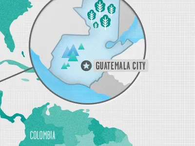 Where is Guate Project america geography guatemala illustration location map
