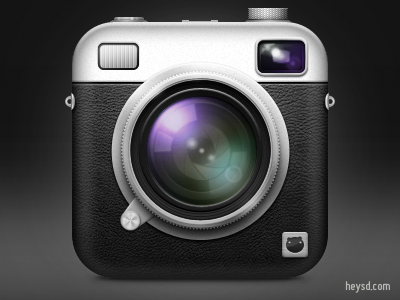 Retro Camera icon apple camera david im hd heysd icon ios iphone iphone 4 leather photoshop retina retro