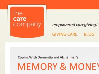 Care Company Brand & Site logo website