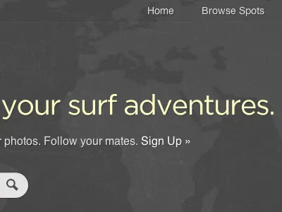 Surfed It - all grown up. gotham map redesign surf surfing website