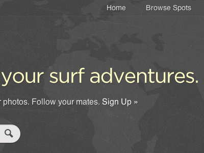 Surfed It - all grown up. gotham map redesign surf surfing website