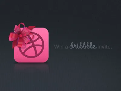 Dribbble Invite dribbble invite pink