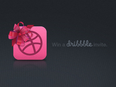 Dribbble Invite dribbble invite pink