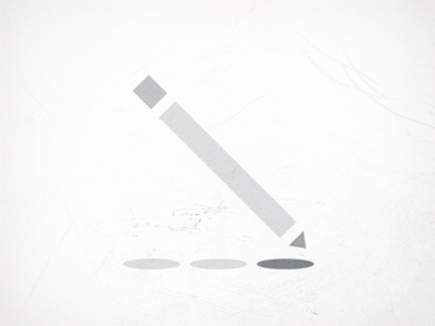 Quiz gray icon monochromatic pencil vector