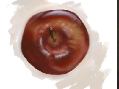 Apple Still Life apple illustration paint painter