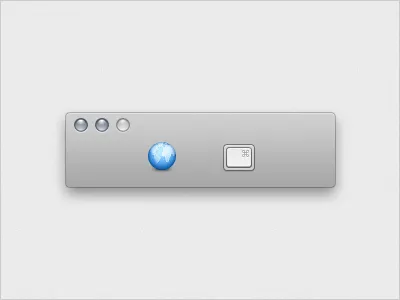 Extra Icons blue command globe gray icon keyboard network shortcut