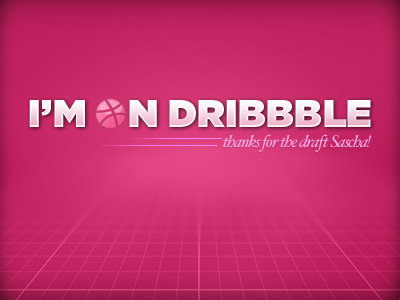 Thanks! hooray im on dribbble thanks