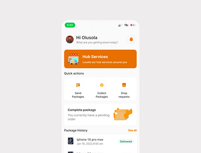 Logistics Mobile app creative design figma logistics mobile design ui