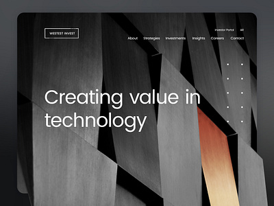 Investment Company Website Design design graphic design web