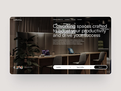 Website of a Premium Coworking branding coworking design graphic design illustration interior design kanding page design landing landing page logo poster ui ui design uidesign uiux visual identity web web design webdesign website