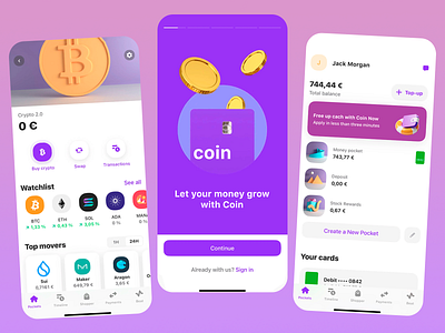 Crypto Trading Mobile App app crypto crypto app crypto platform crypto trading crypto ui cryptoux design financial mobile mobile app mobile trading stock trading trading app trading platform trading tools trading ui ui ui trading ux ux trading