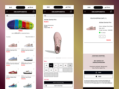 Sneaker Store ui