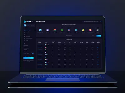 Dashboard Design for BlockAI Copy Trading Platform copytrading crypto cryptotrading dashboard dashboarddesign defi financial financialtech fintech investment modern ui tradingplatform uiux user experience userexperience web app web design web3 webapp webdesign