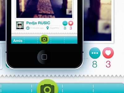 Instagram redesign, another view. instagram ui