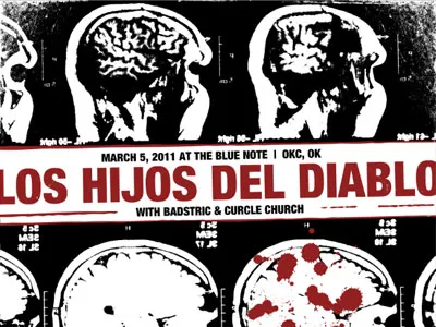 Los Hijos Del Diablo Poster gig poster poster