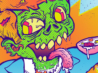 Zom-Bites bites brains! cereal dcay milk zom