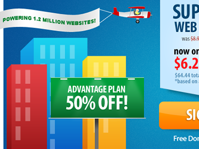 Colorful Buildings, 50% Off! photoshop web web design web hosting