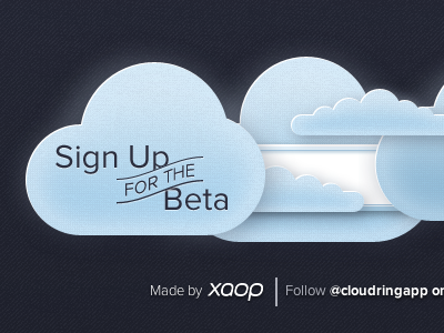 Part the clouds cloud cloudring proxima nova sign up