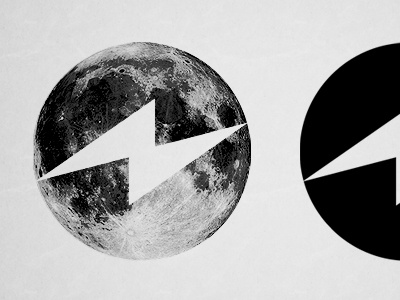 Logo WIP logo moon thunder