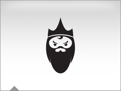 Angryking angry king logo poseidon