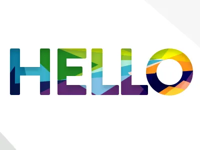 Hello brandon grotesque colour hello