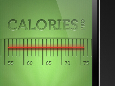 Calories Pro Loading app design interface iphone ui