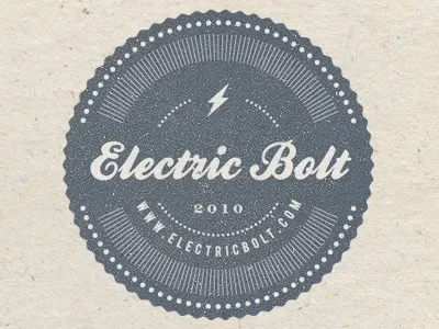 Electric Bolt Stamp stamp