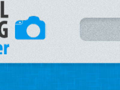 Header blue grey header nav