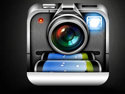 Panorama Camera Application Icon camera icon iphone lens panorama photo weird