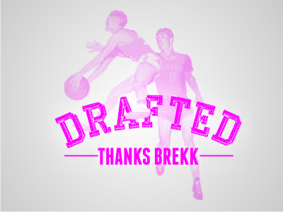 Drafted basketball drafted sports thanks