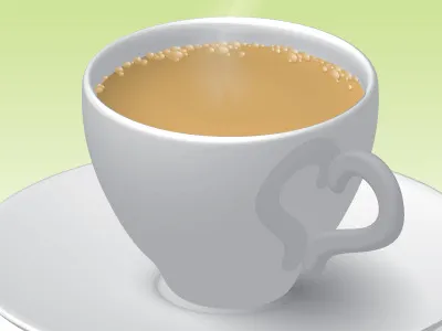 T is for Tea adobe cup illustration illustrator vector