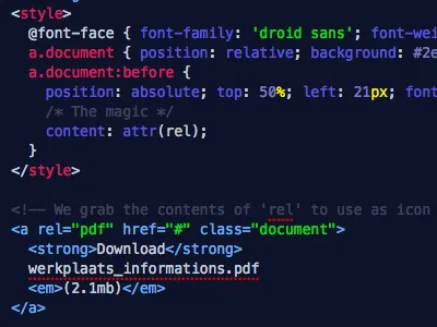 Dynamic css3 icons (pt.2) css3 demo html