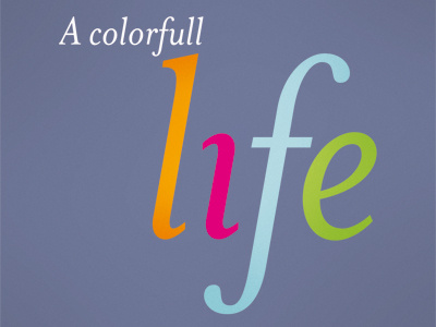 Colorfull Shot colours logotype type