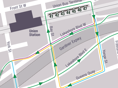 Route Mapping driver information graphics mapping