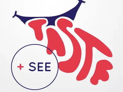 Taste & See Logo 1 custom illustration logo