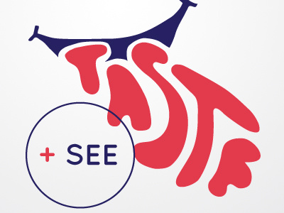 Taste & See Logo 1 custom illustration logo