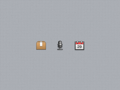 Few icons from the upcoming set icons