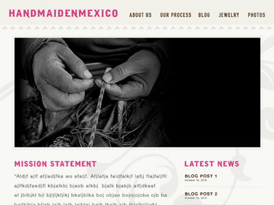 HandMaidenMexico web comp design web